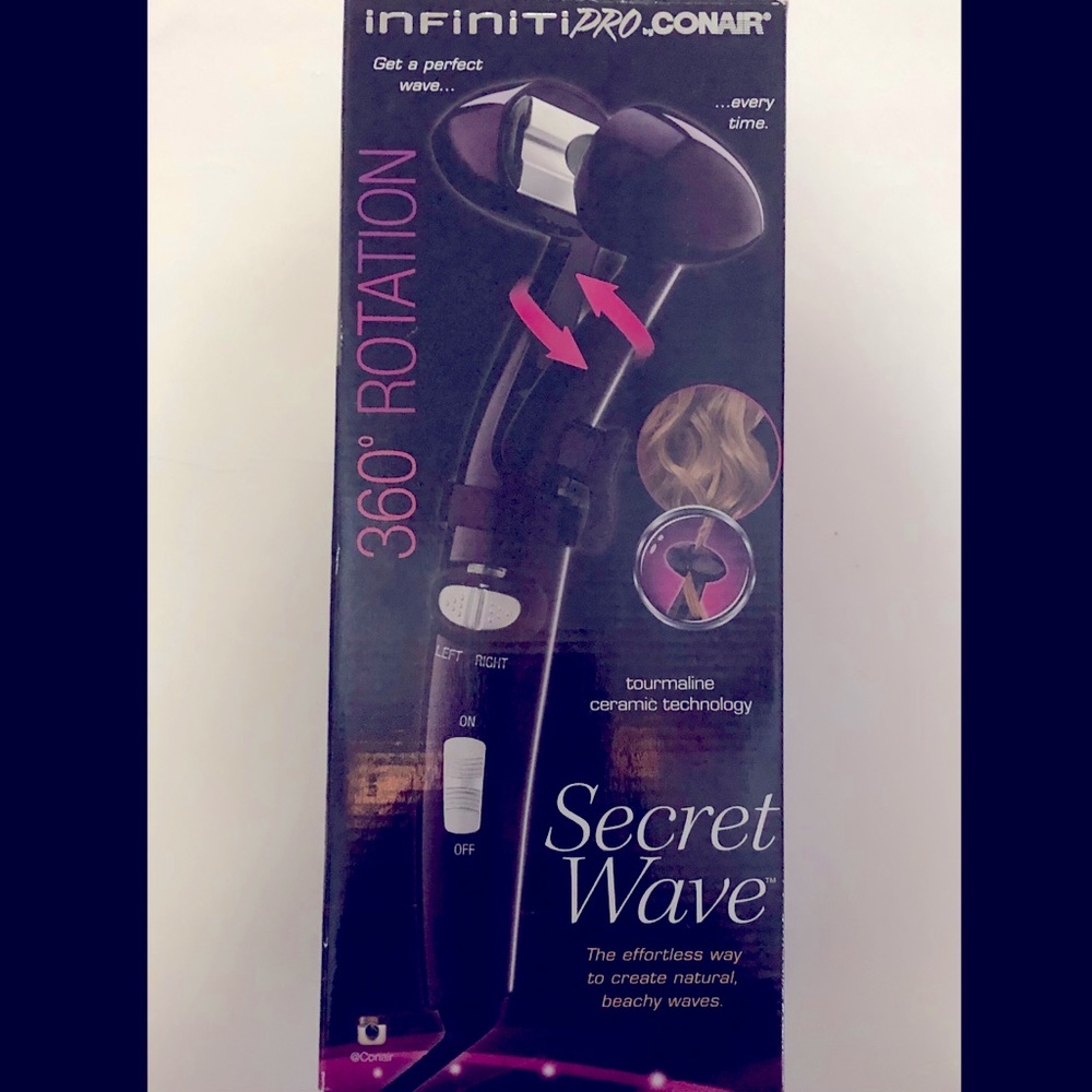 Conair Infiniti Pro Secret Wave, Purple, NEW